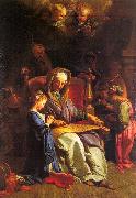 JOUVENET, Jean-Baptiste The Education of the Virgin sf china oil painting artist
